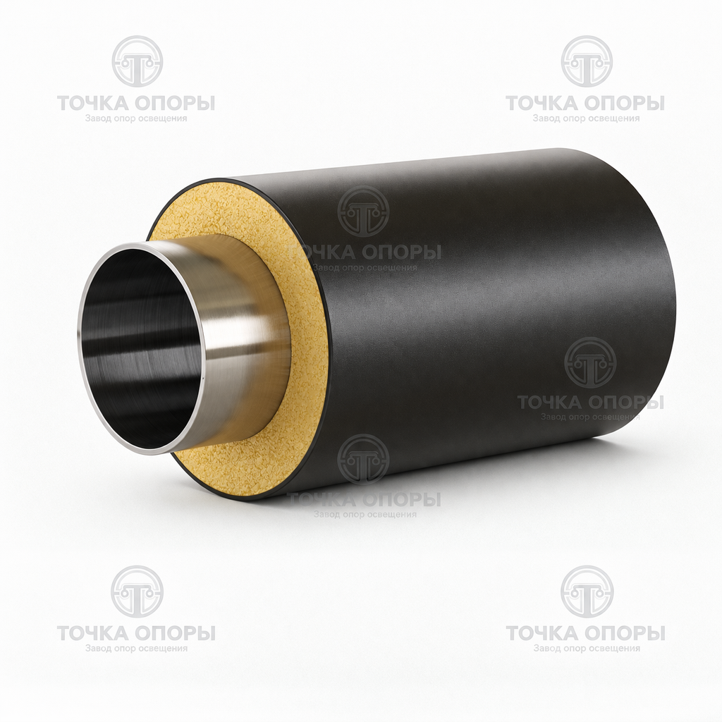 Труба стальная бесшовная в ППУ-изоляции 426х7 мм ГОСТ 30732-2006