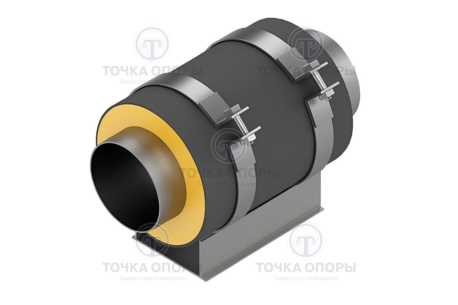 Скользящая опора СПО 159/250.200 подкладная для труб в ППУ