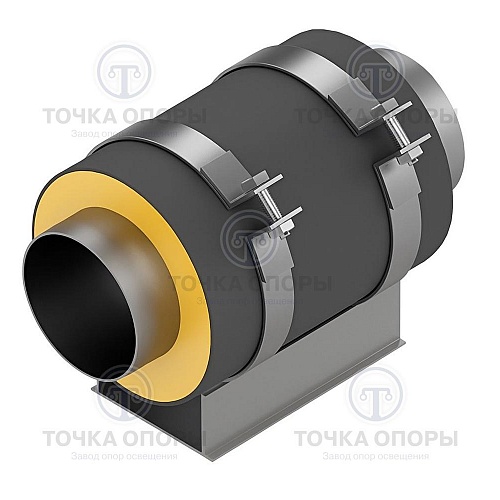 Скользящая опора СПО 76/160.150 подкладная для труб в ППУ