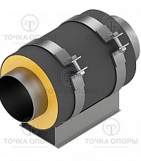 Скользящая опора СПО 57/125.200 подкладная для труб в ППУ